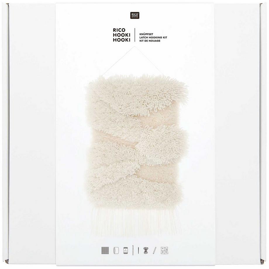 Rico Design Knüpfset Wandbehang weisse Landschaft 