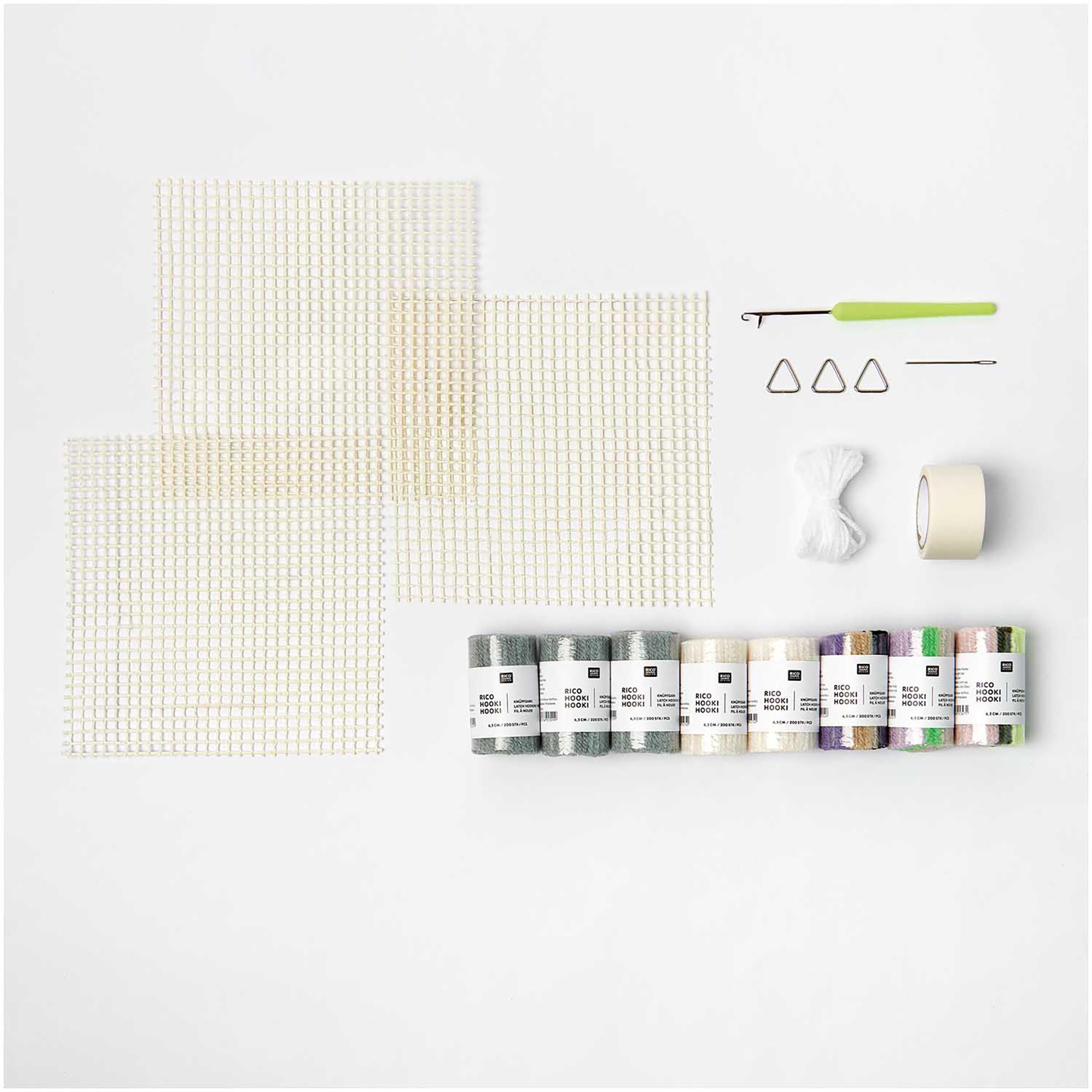 RICO-Design Kit per annodare Immagine Murale Foto di Marmo 