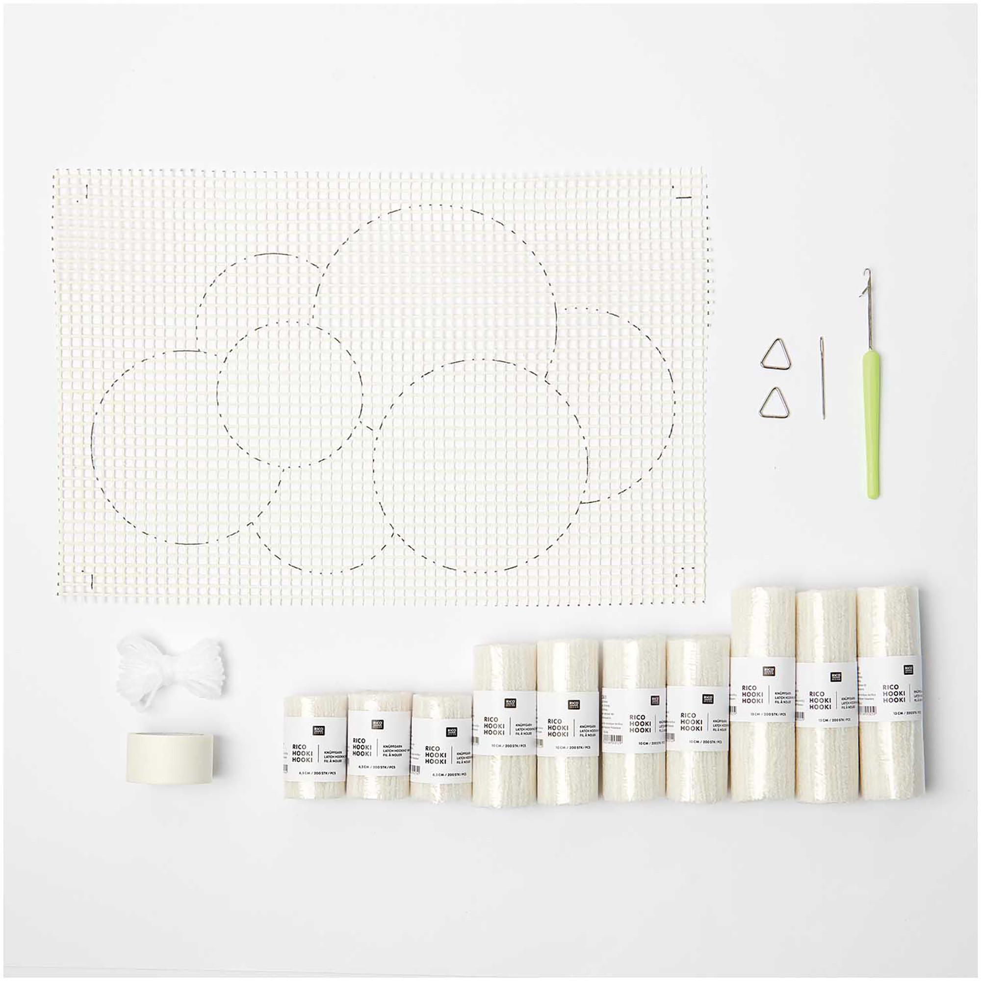 RICO-Design Kit per annodare Arazzo Nuvola 