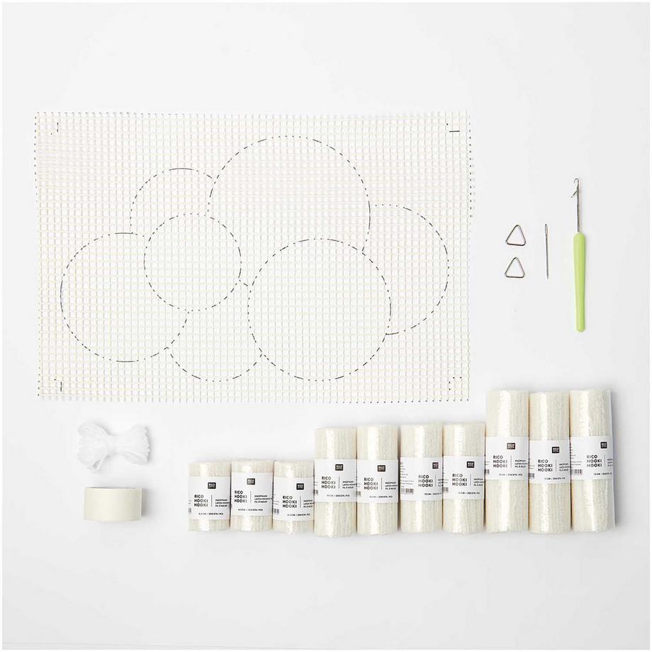 RICO-Design Knüpfset Wandbehang Wolke 