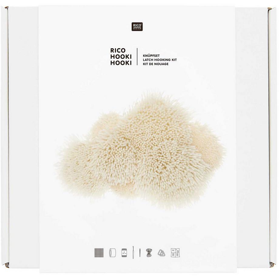 RICO-Design Knüpfset Wandbehang Wolke 