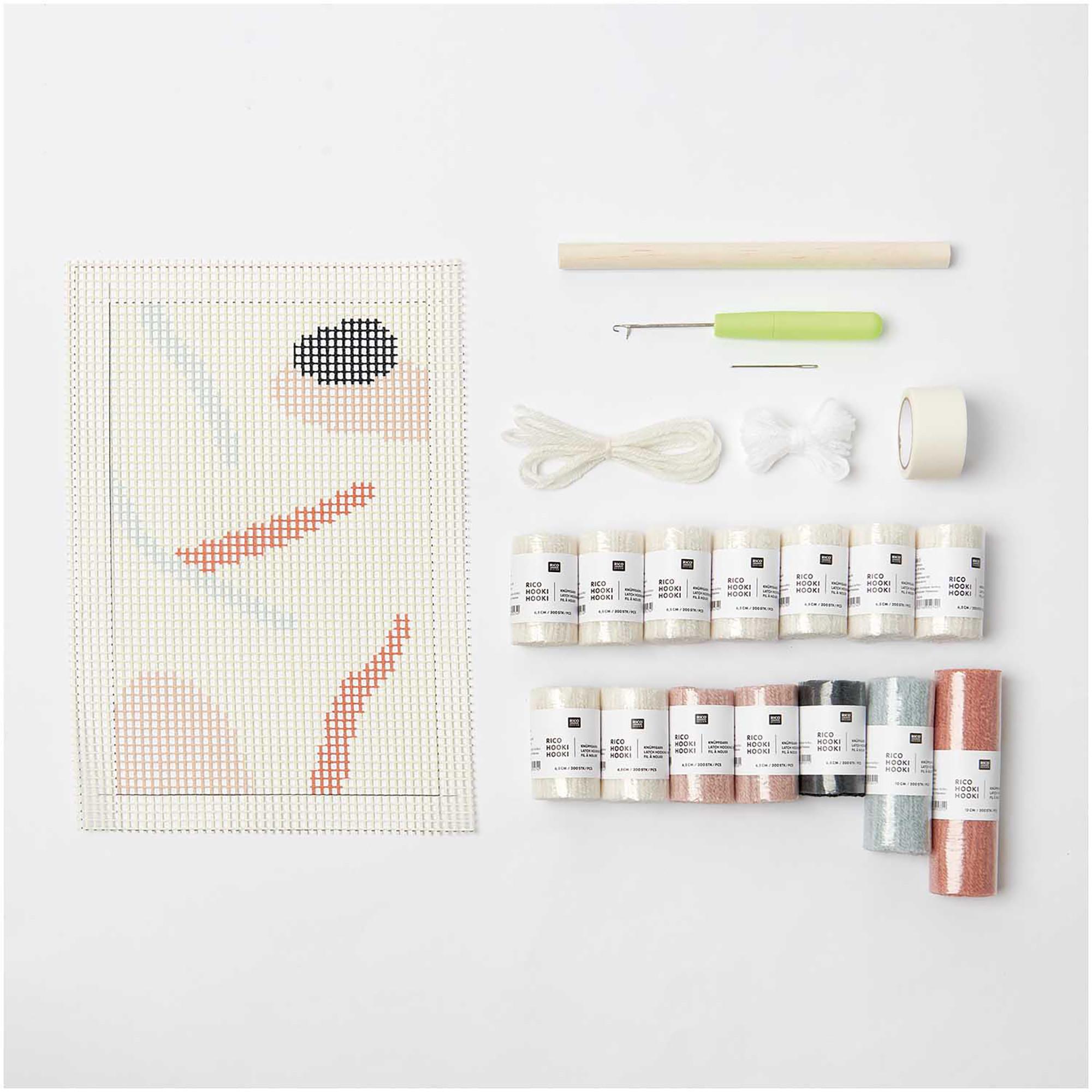RICO-Design Kit de nouage Tapisserie Pierres 