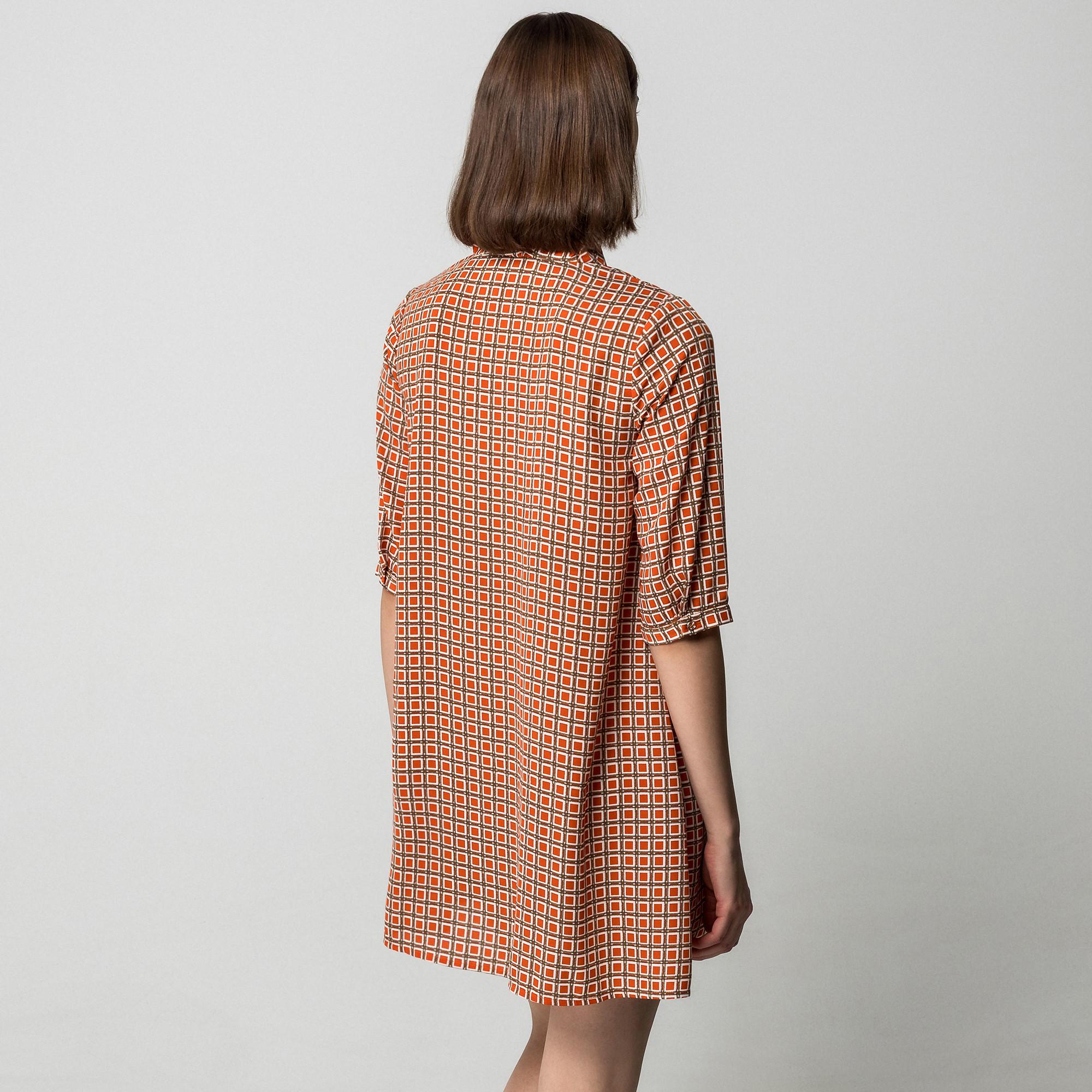 Manor Woman Mini Abito Collo Coreana con Volant  