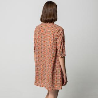 Manor Woman Mini Abito Collo Coreana con Volant  