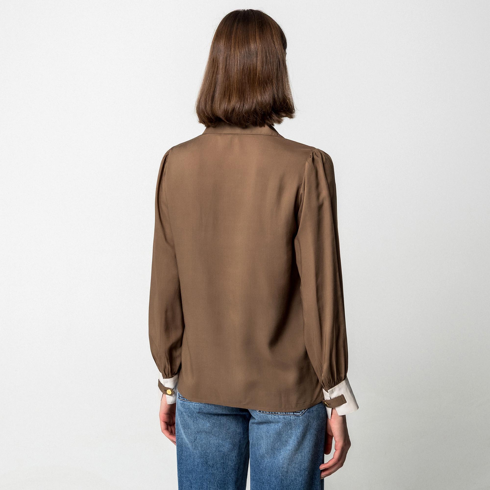 Manor Woman Bluse mit Kontrastdetails  