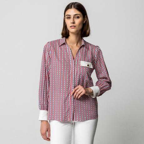 Manor Woman Chemisier Manches Longues Imprimé  
