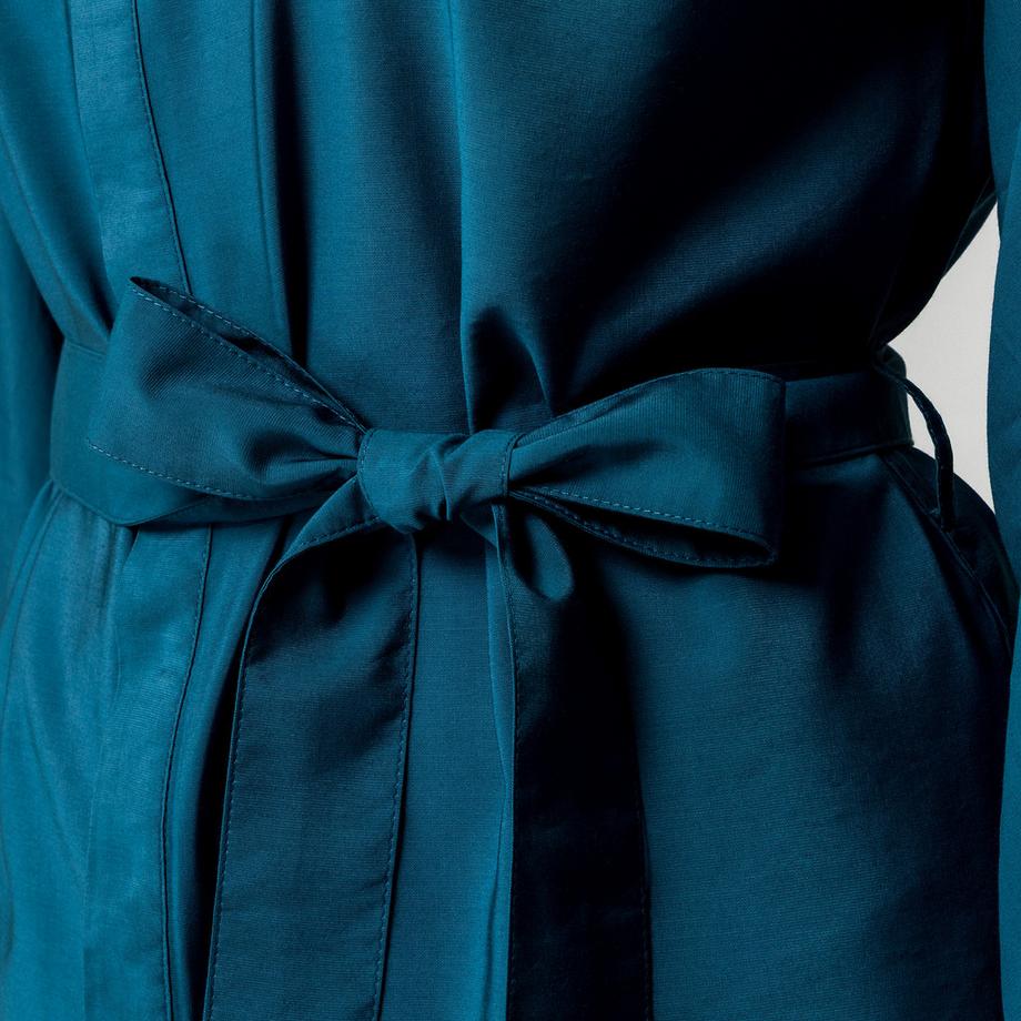 Manor Woman Abito Corto Casual con Cintura da Annodare  