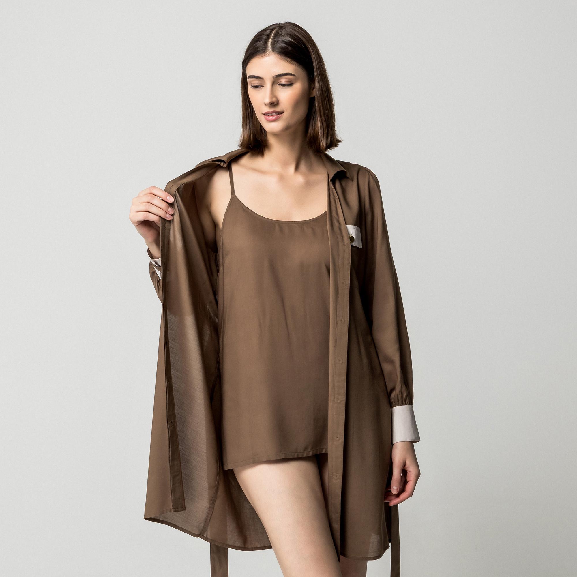 Manor Woman Abito Casual Maniche Lunghe Collo Polo  