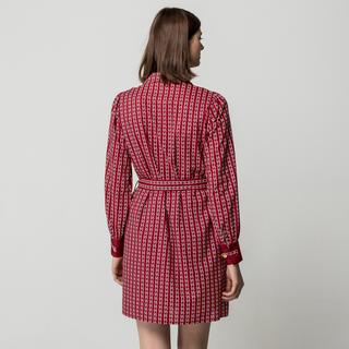 Manor Woman Abito per il Tempo Libero Maniche Lunghe Collo Risvoltato  