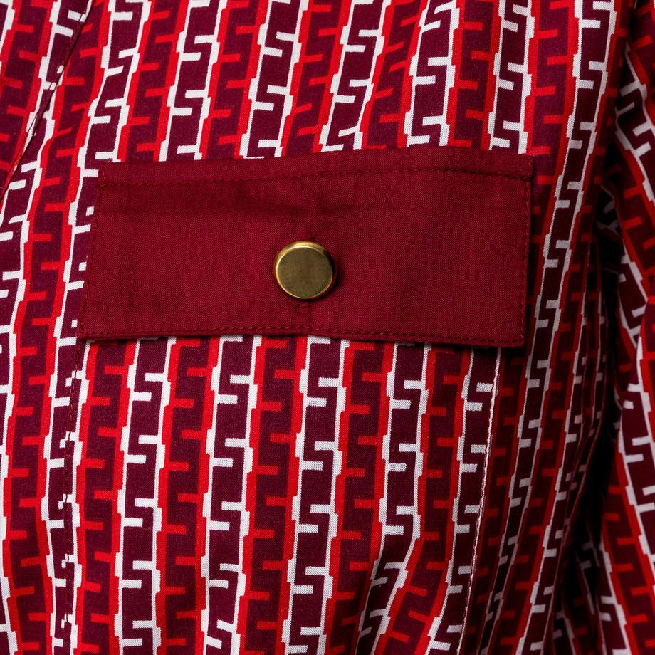 Manor Woman Robe de Loisirs Imprimé Chaîne  