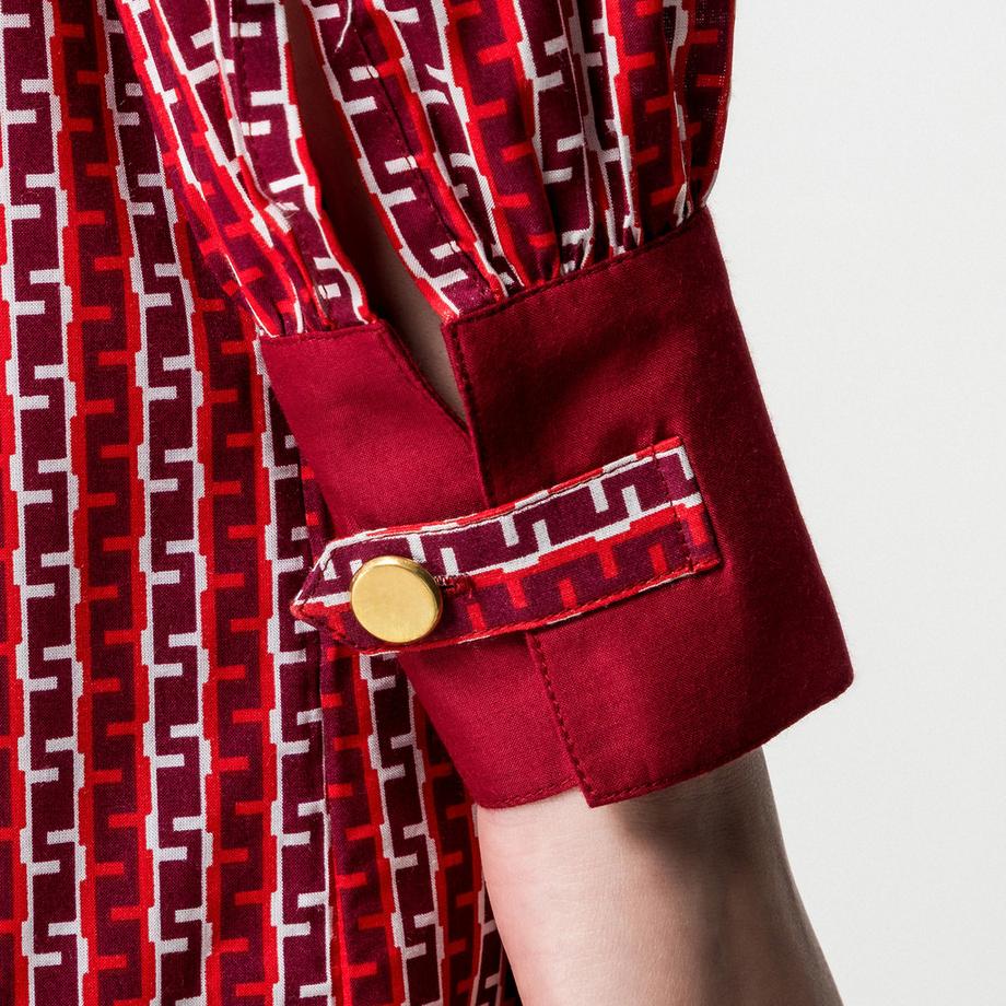 Manor Woman Robe de Loisirs Imprimé Chaîne  