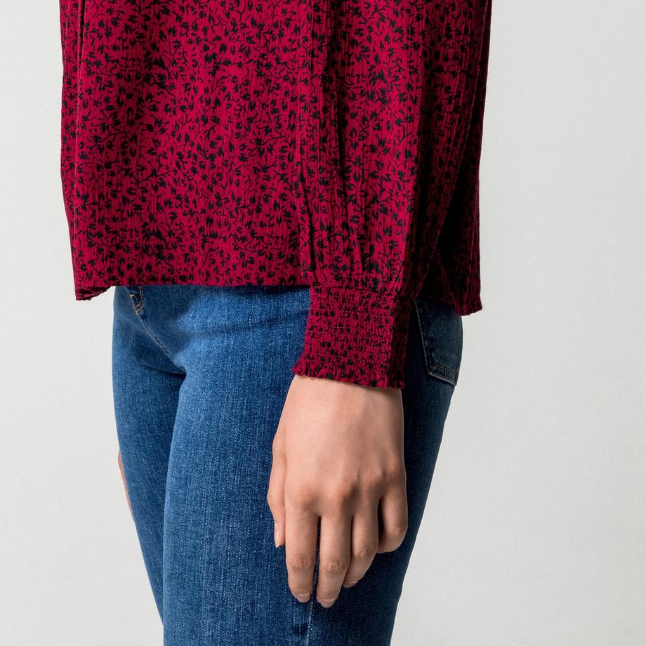 Manor Woman Chemisier Imprimé Manches Longues  