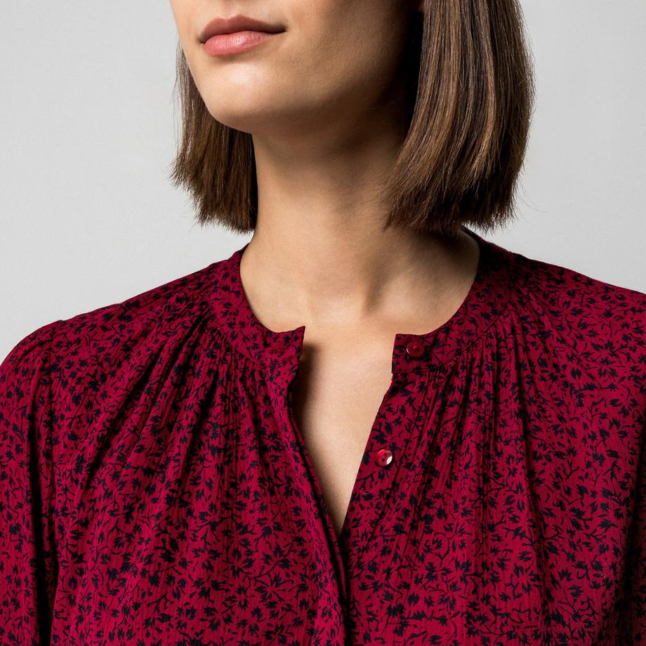 Manor Woman Chemisier Imprimé Manches Longues  