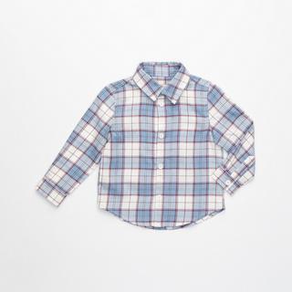 Manor Baby Kariertes Langarmhemd  