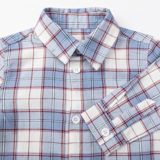 Manor Baby Kariertes Langarmhemd  