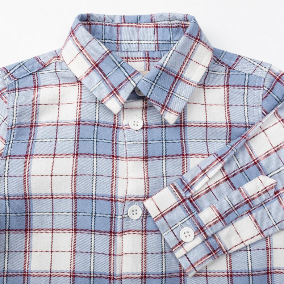 Manor Baby Chemise à carreaux manches longues  