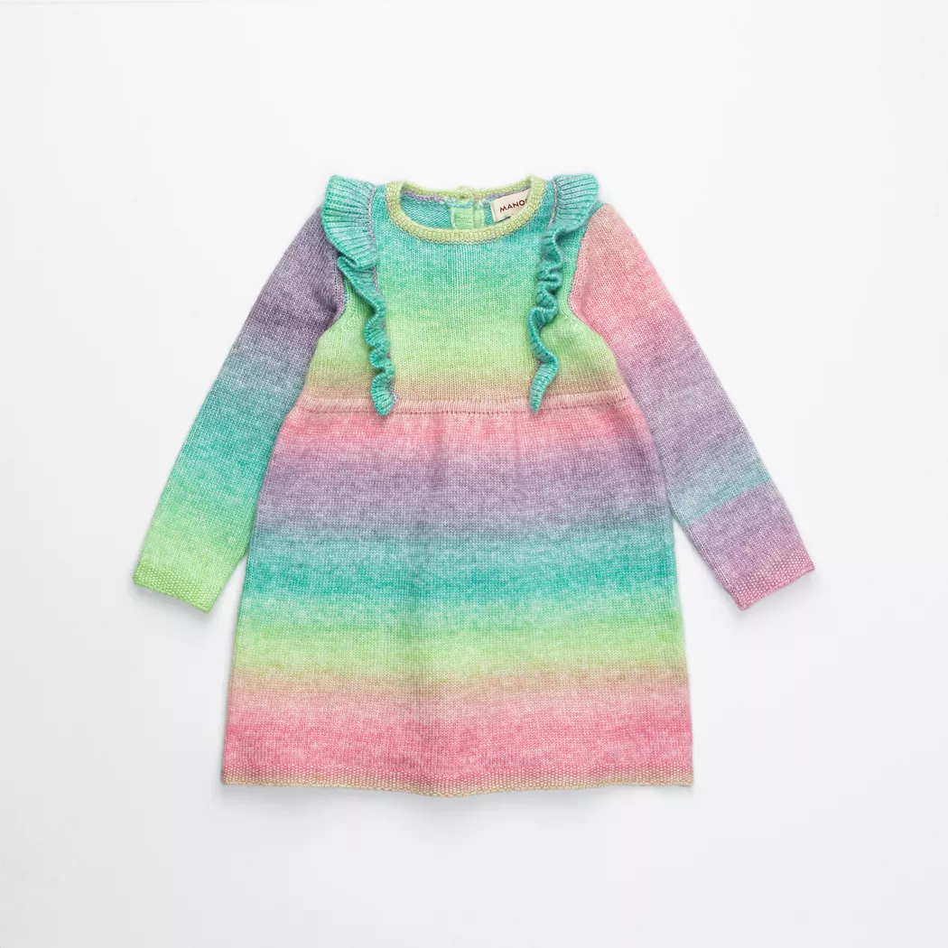 Manor Baby - Strickkleid, 86, Multicolor