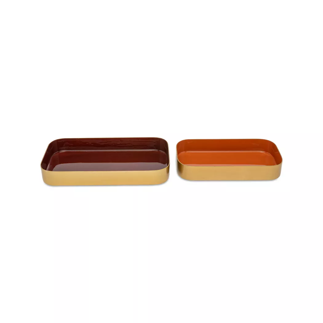 Manor Dekoteller Decorative Tray Set Two-Tone 2