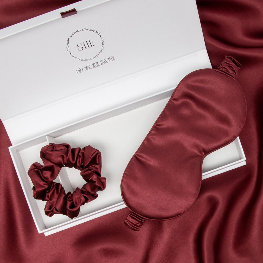 Manor Set regalo Silka Seiden Schlafmaske & Haargummi 
