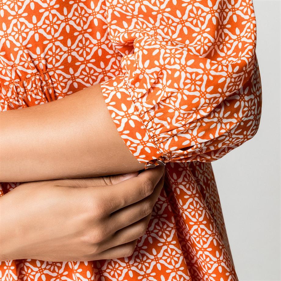 Manor Woman Mini Abito con Stampa Ornamentale  