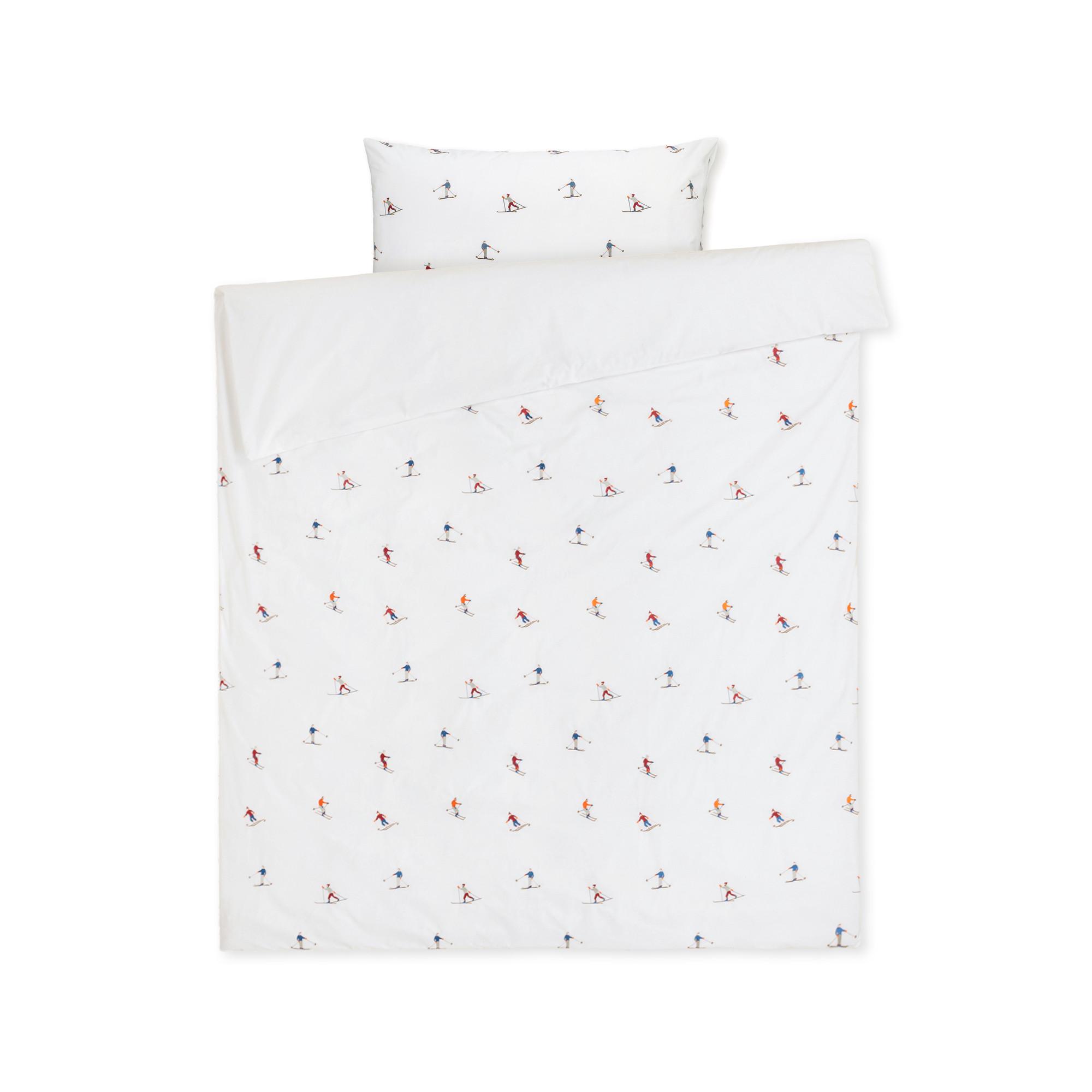 Manor Ski Forever Federa in percalle ricamata  