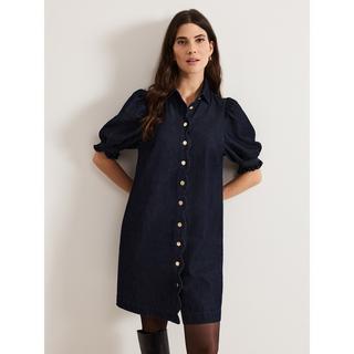 Phase Eight Candice Robe en Jean Manches Bouffantes  