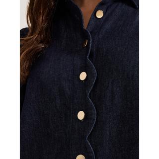 Phase Eight Candice Robe en Jean Manches Bouffantes  