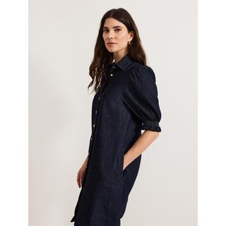 Phase Eight Candice Robe en Jean Manches Bouffantes  