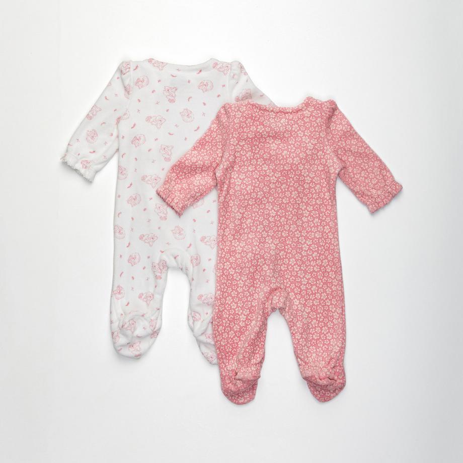 Manor Baby Duo Pyjama Fleur Pigiama, confezione da 2 