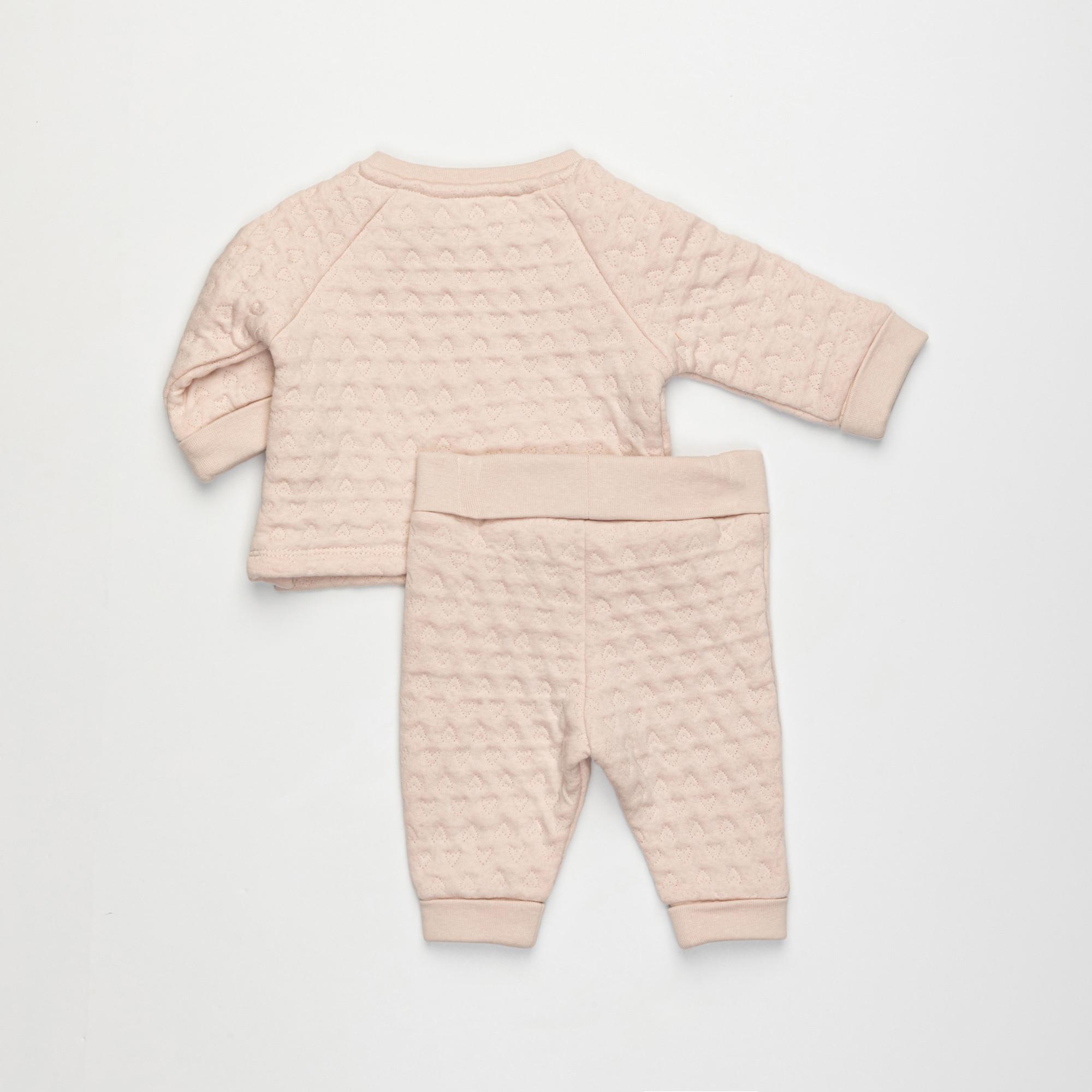 Manor Baby 2er Set Herz Pyjama-Set 