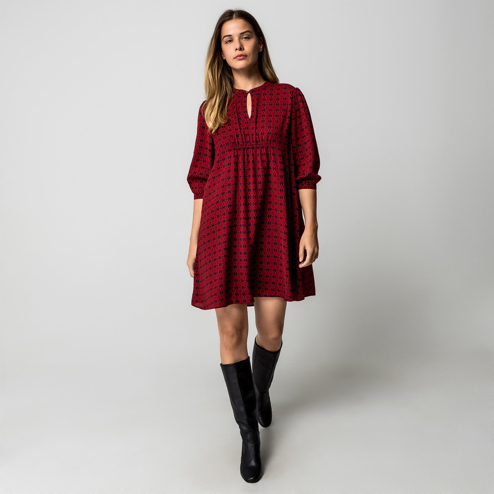 Manor Woman Minikleid mit Ornament-Print  