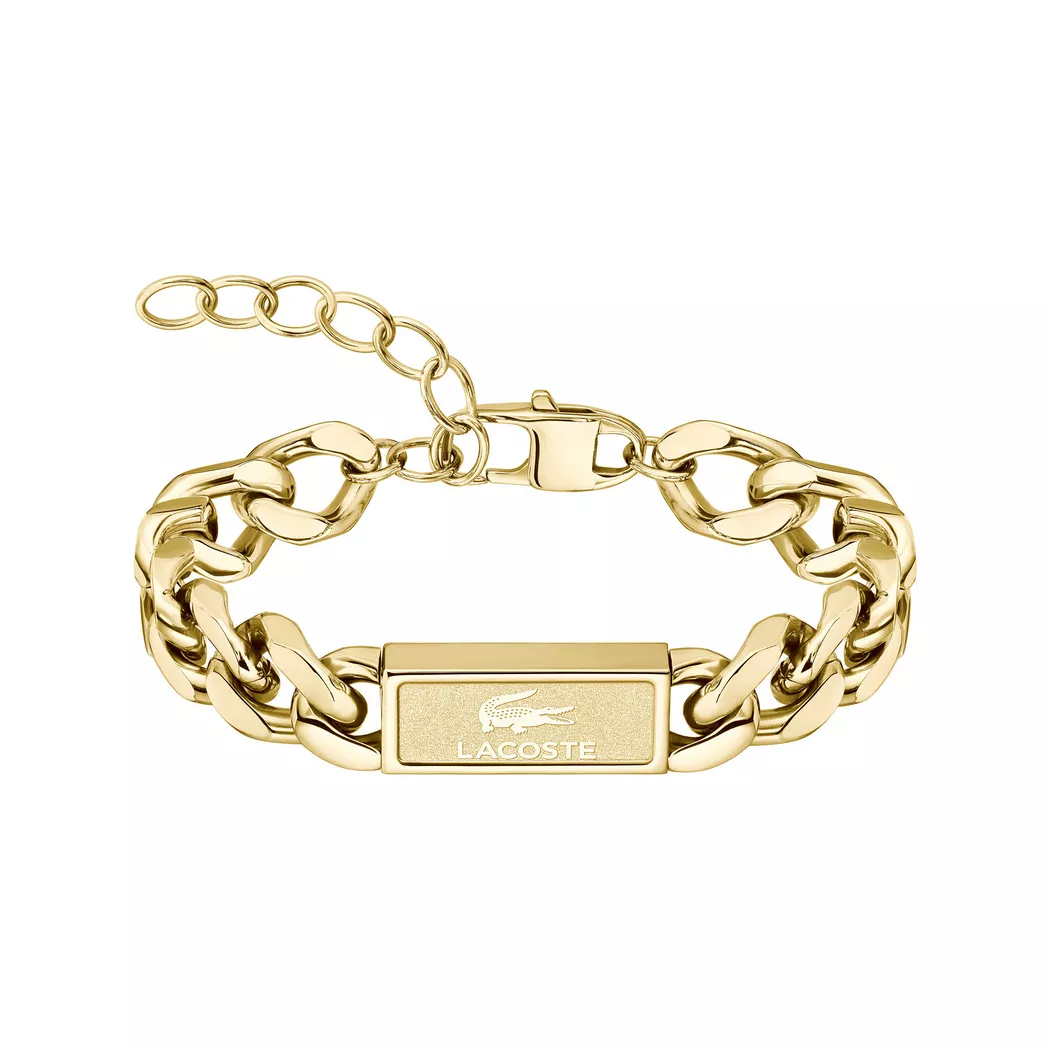 Lacoste - Armband, Backhand, 24.5CM, Gold
