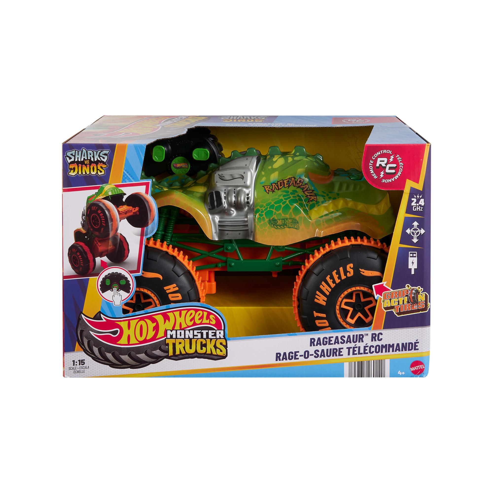 Hot Wheels  RC Monster Trucks Rageasaur 