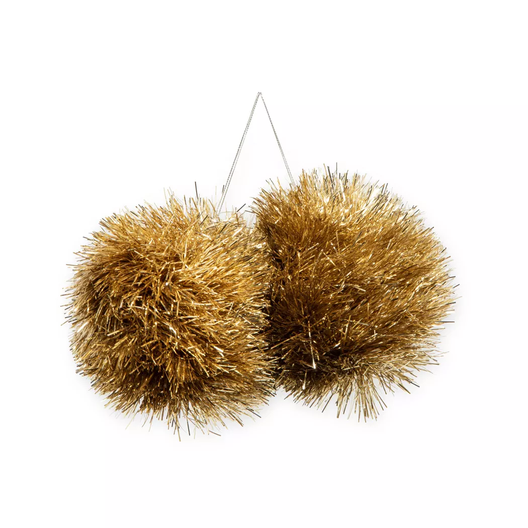 Manor - Weihnachtskugel, 15 cm durchm., Goldfarben