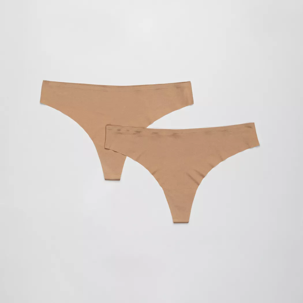 Manor Woman - Multipack, String, für Damen, Caramel, Größe L 2