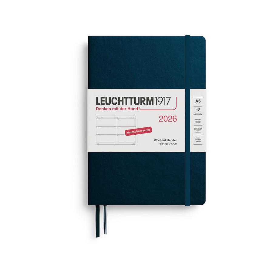 Leuchtturm1917 Agenda hebdomadaire 2026 