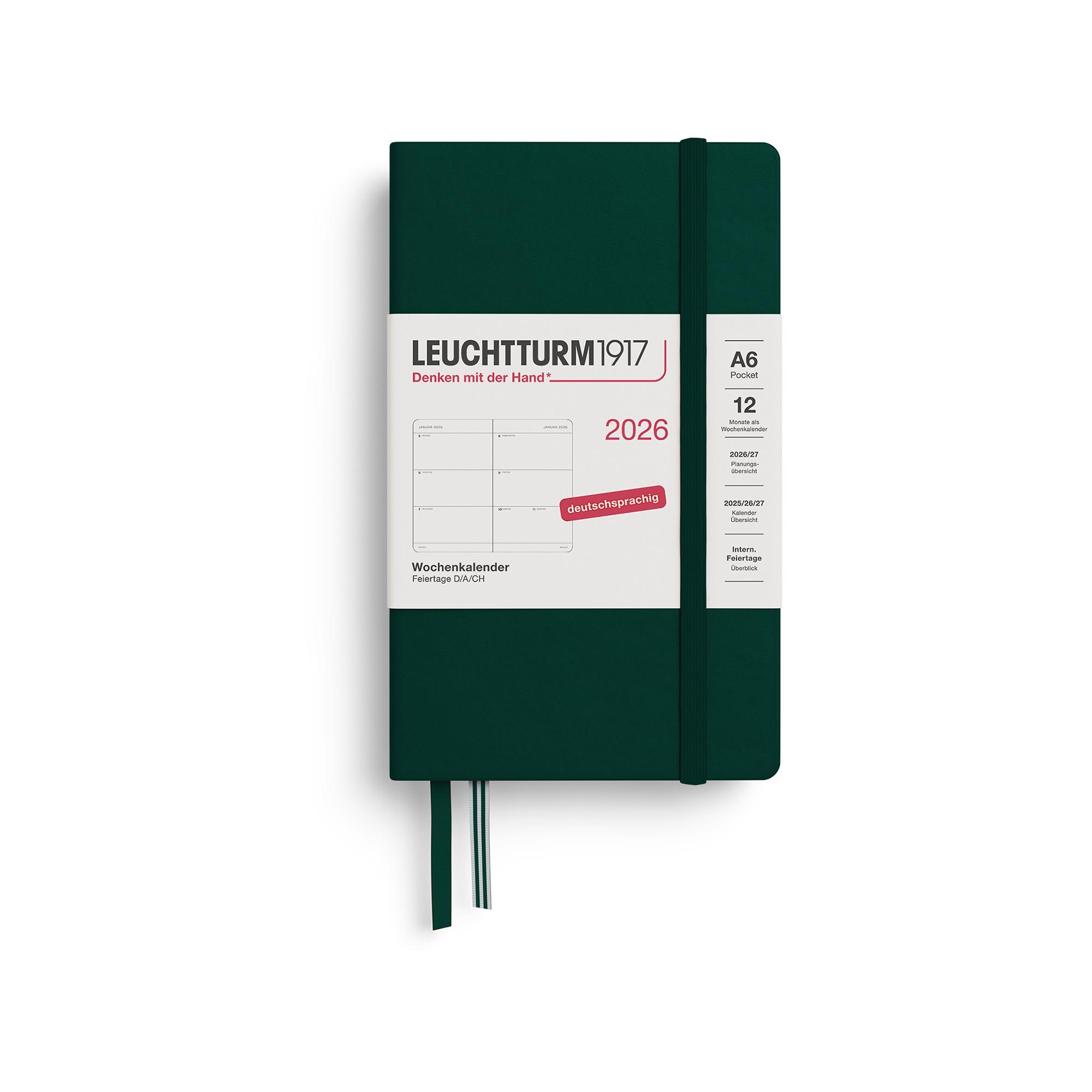 Leuchtturm1917 Agenda hebdomadaire 2026 