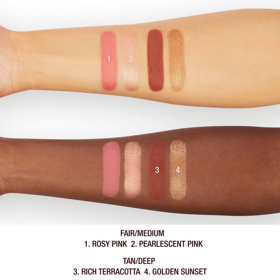 CHARLOTTE TILBURY  Hollywood Blush & Glow Glide - Palette für das Gesicht 