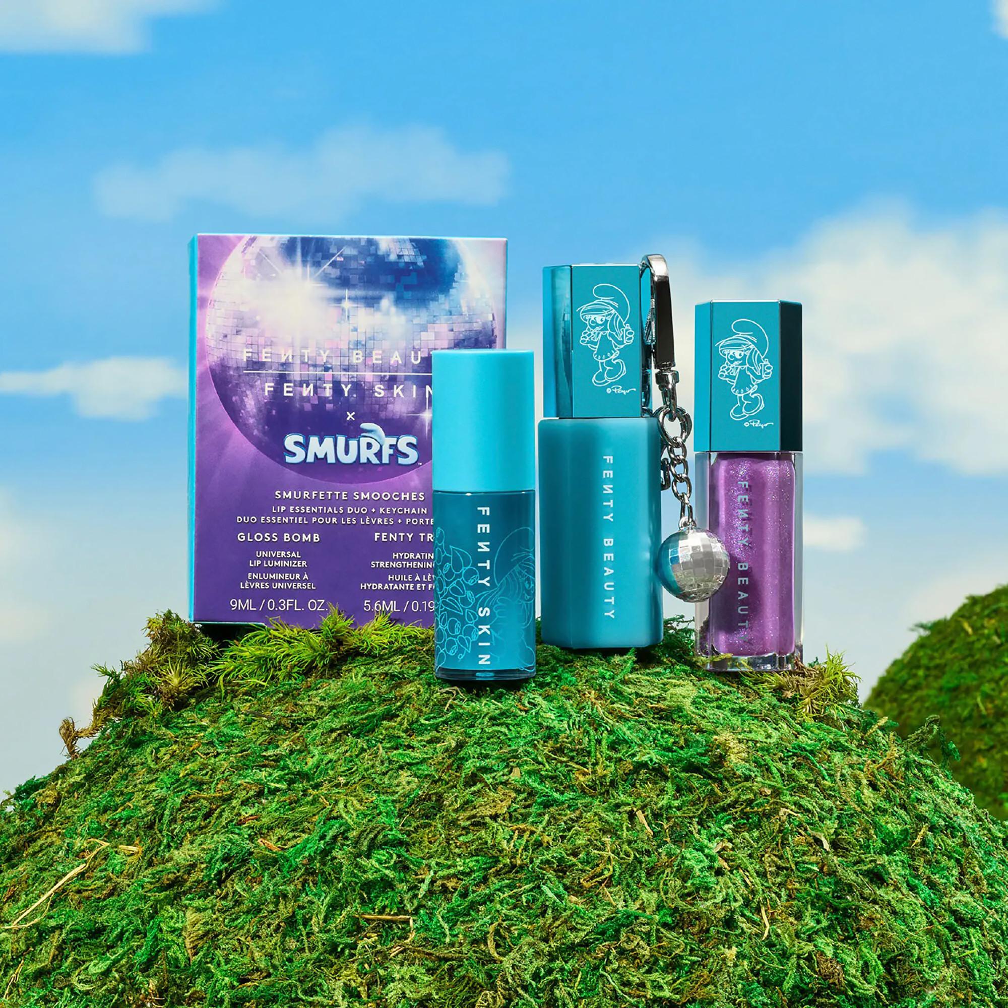 Fenty Beauty By Rihanna  Smurfette Smooches - Lippen-Duo + Schlüsselanhänger 