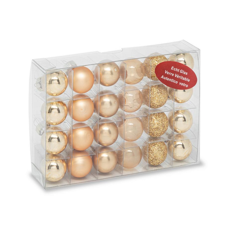 Manor Set de boules de Noël Minikugel Set 24 Stück 