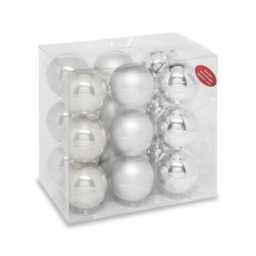 Weihnachtskugel Set, 18 Stück