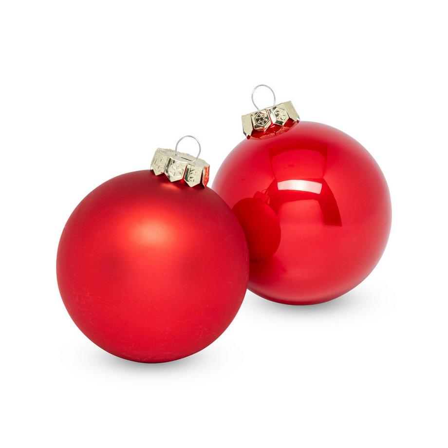 Manor Set de boules de Noël Weihnachtskugel Set 8 Stück 