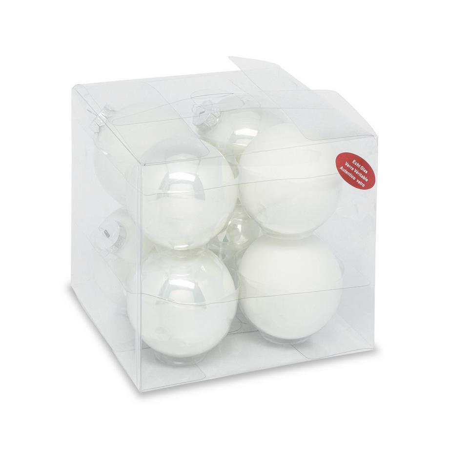 Manor Set di gingilli di Natale Weihnachtskugel Set 8 Stück 