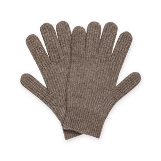 Manor Man Gants en maille côtelée  
