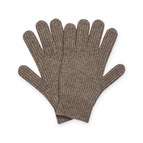 Manor Man Gants en maille côtelée  