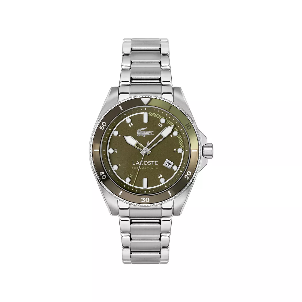 Lacoste - Automatikuhr, Mainsail, 43mm, Silber