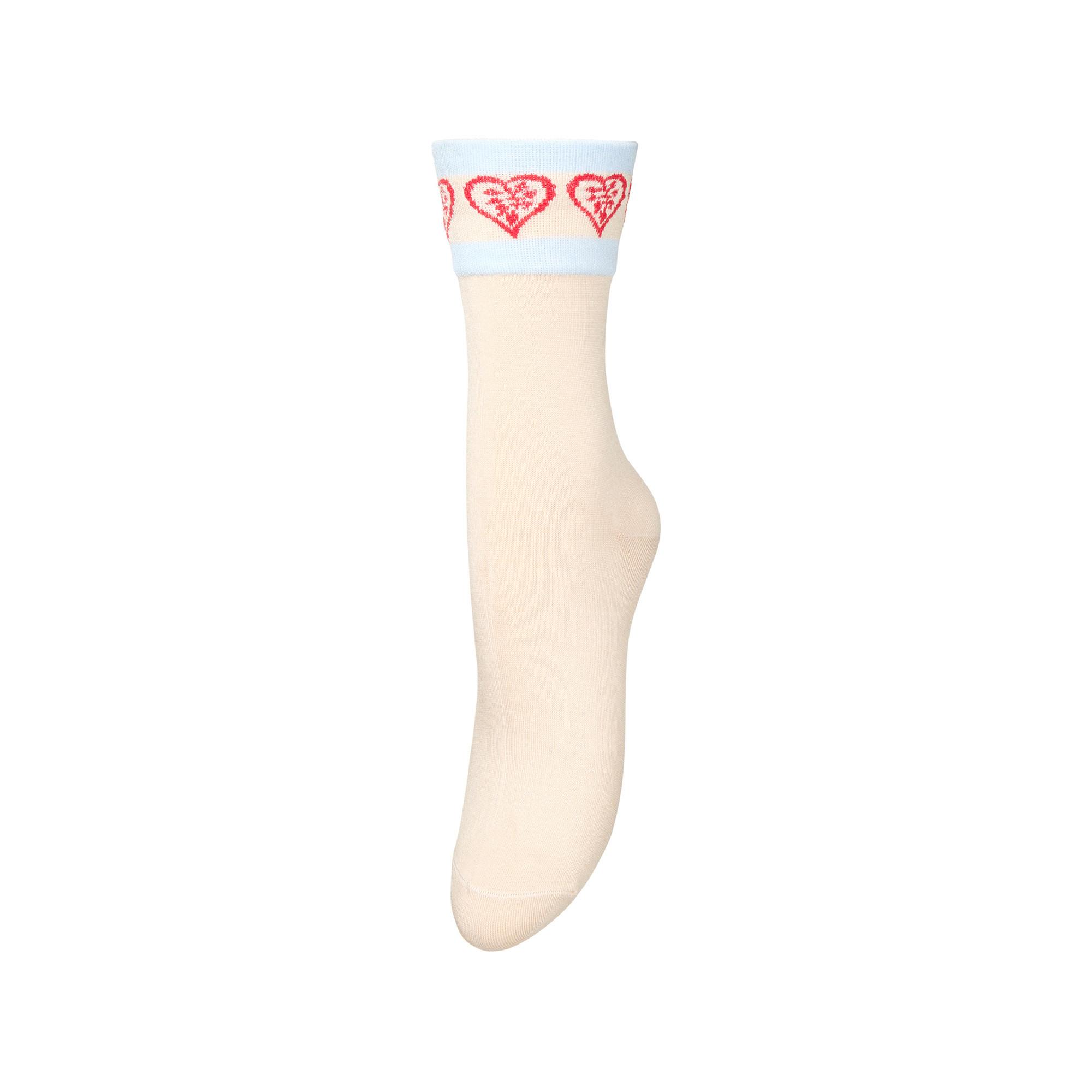 BECKSÖNDERGAARD Chaussettes à motif cœur  