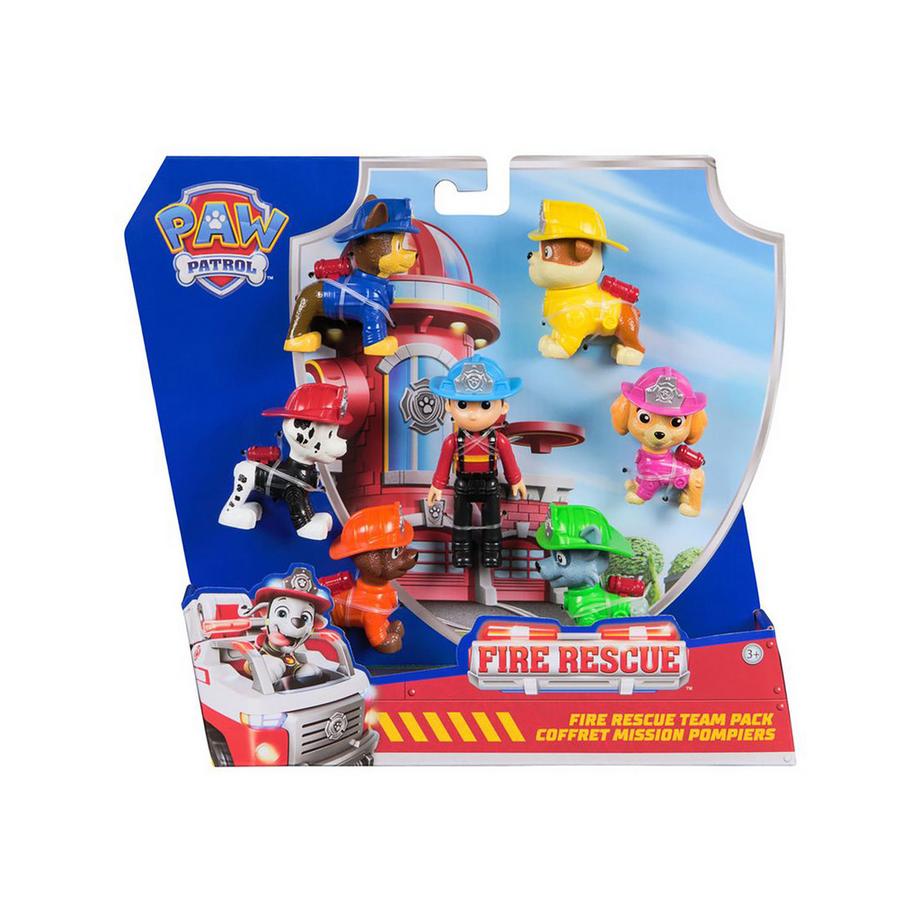 Paw Patrol Fire Rescue Personaggi Set