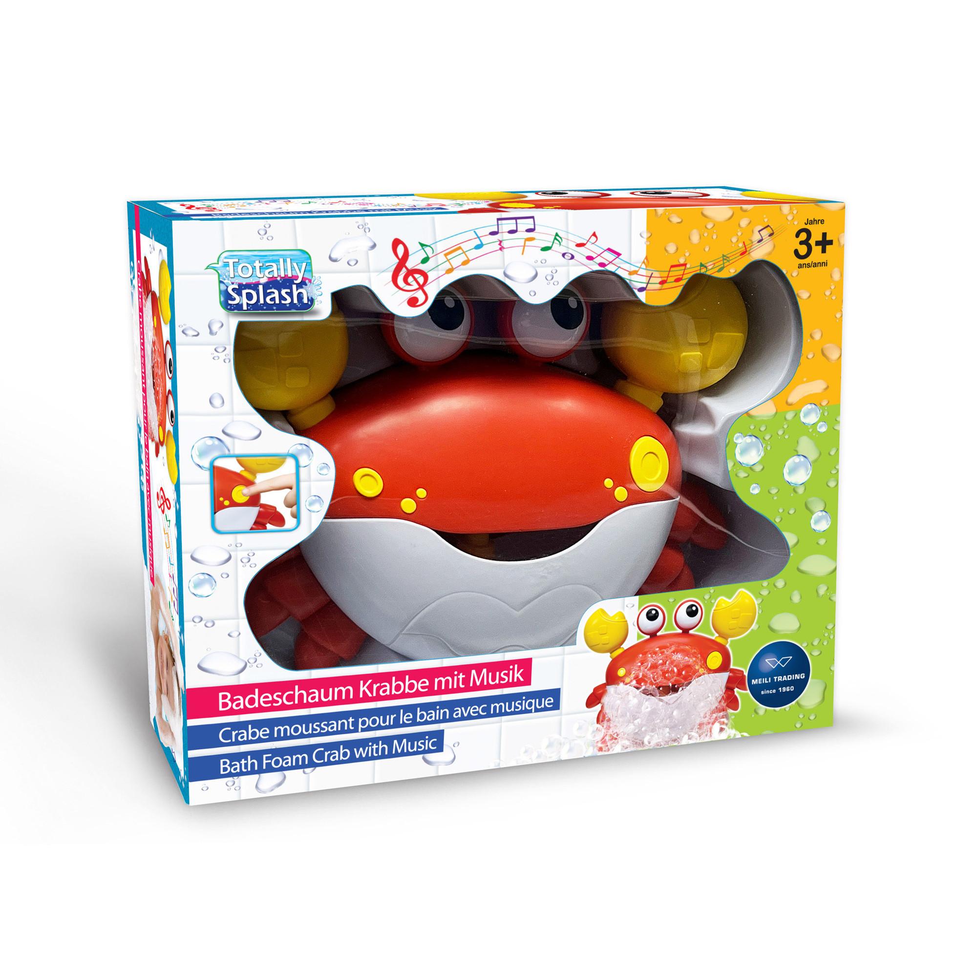 Totally Trendy  Badeschaum Krabbe mit Musik 
