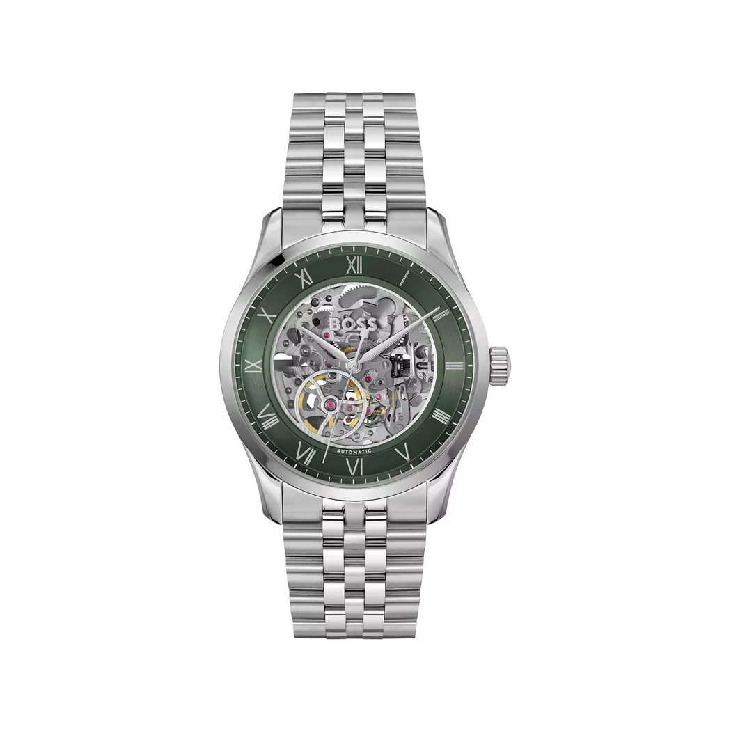 Boss - Automatikuhr, Principle Skeleton, 41mm, Silber